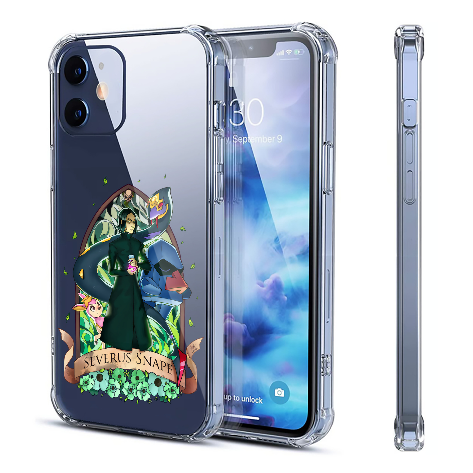 （画像用） Harry Potter ハリー・ポッターシリーズ 【iPhone 12シリーズ対応】透明スマホケース（クリアソフトケース）